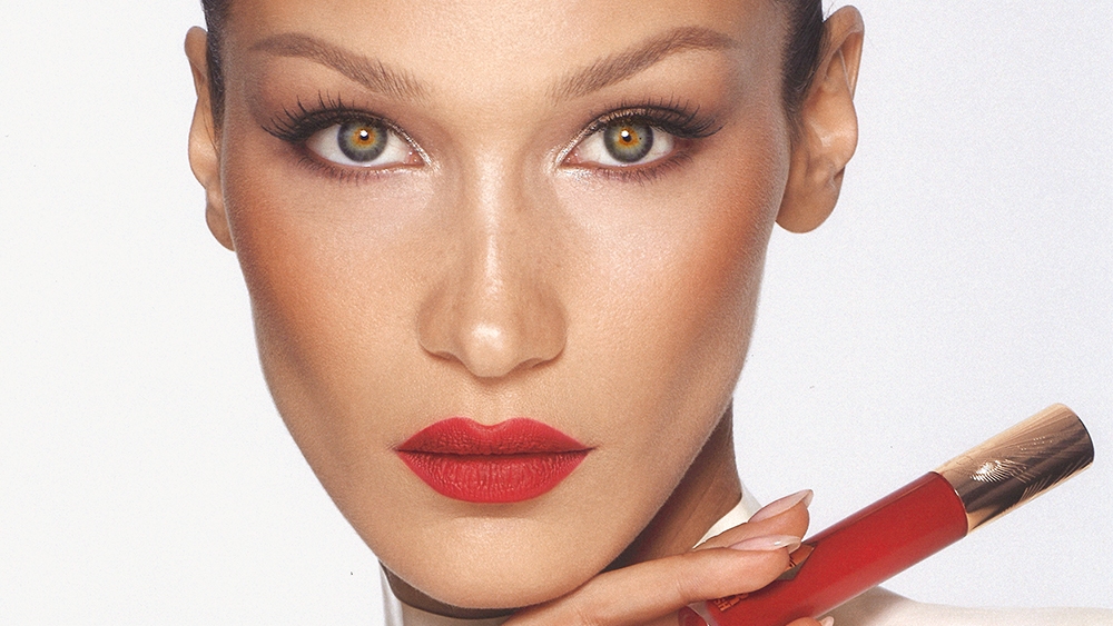 Bella Hadid is the face of CHarlotte Tilbury's new Lip Blur launch, the latest in the brand's Airbrush Flawless franchise.